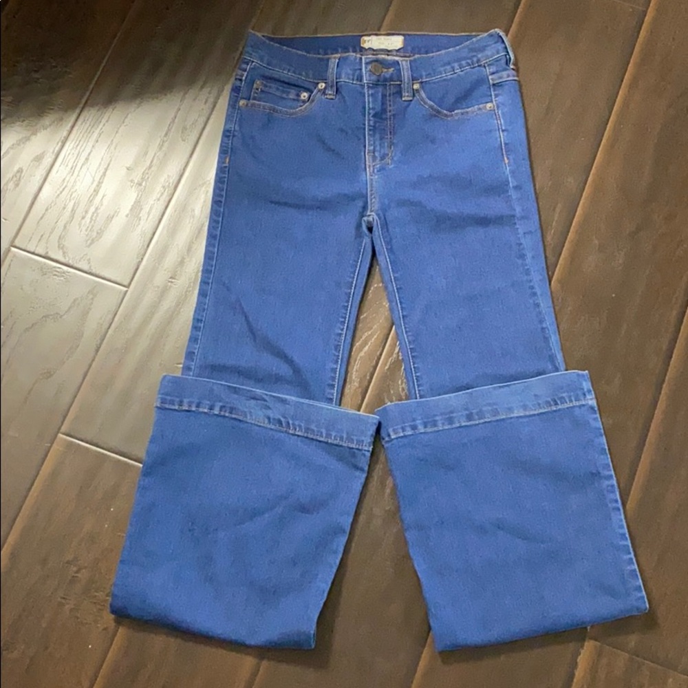 SOLD! Free People Dallas Blue Stretch Flare Jeans - Picture 2 of 7